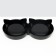 Plastic Double "cat" 27 x 14 x 3.5 cm, black