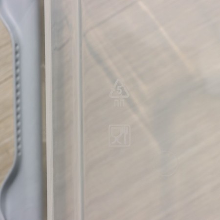 The storage container with the Ricco lid, 15 l, 41 × 29.5 × 18.3 cm, the color is transparent-3