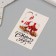 Cardboard Biro "Happy New Year. Cosiness" set 10 pcs (5 types) 4x6 cm
