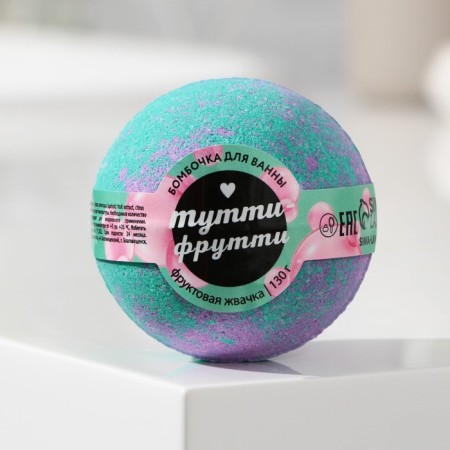 Tutti Futti bathtub, 130 g, fruit chewing gum, Beauty Fooch