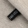 Textile strip "146-152", 5 x 1.1 cm, black color