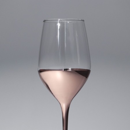 A set of glass glasses for the wine "Electric copper", 270 ml, 4 pcs-3