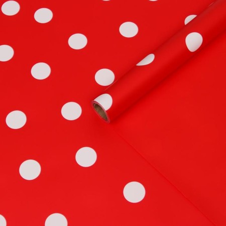 Double -sided film "Large", red, 0.58 x 10 m