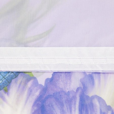 Tulle for the kitchen is blueberry rum 250 x 170cm, chiffon, PE 100%-2