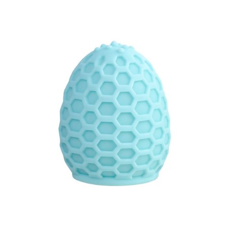 Masturbator A-Toys Pufl, turquoise, three, 6 cm d 2.7 cm-1