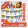 Garland on the tape "Optimus and Bumblebee", length 157 cm, transformers
