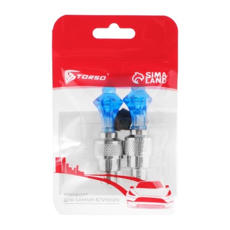 Luminous cap to Torso valve, set 2 pcs, mix-5