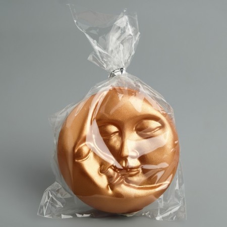 Figure candle "Sun and moon, 6x2.5 cm, bronze-4