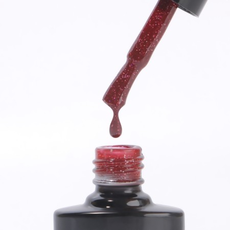 Hel nail polish "Thermo Glitter", 3 phase, 8 ml, LED/UV, Color (669)-3