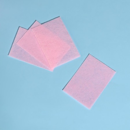 Napkins for manicure, nonsense, dense, 560 pcs, 6 × 4 cm, pink color-4