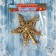 Tip "Zvezda" pattern classic, 18x19 cm, gold