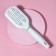 The comb is massage, ventilated, 6.5 × 23.5 cm, white/green color
