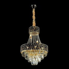 Crystal Crystal Economic light 15555/10GD+CL, 10x40W, E14, 105x50x50 cm, gold color
