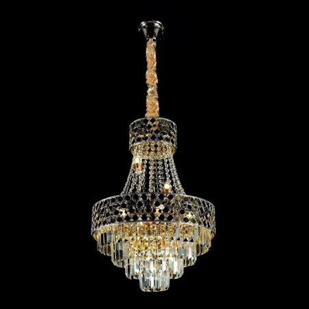 Crystal Crystal Economic light 15555/10GD+CL, 10x40W, E14, 105x50x50 cm, gold color