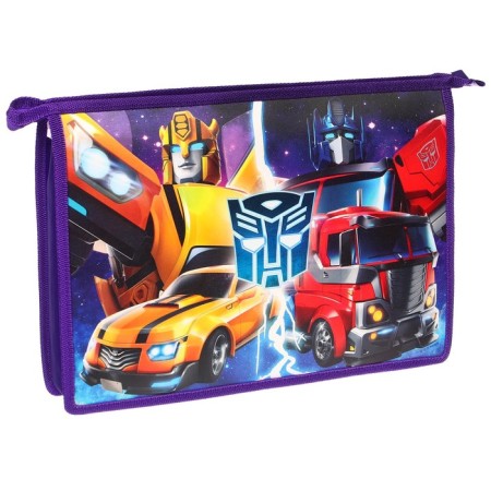 Plastic folder for A4 notebooks, on lightning, transformers