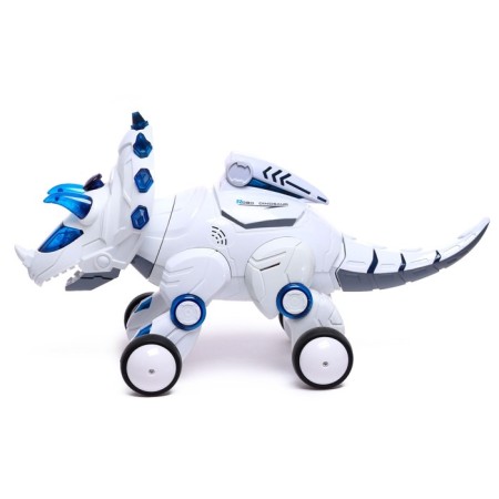 Triceratops dinosaur robot Zhory, on the control panel, interactive: sound, light, dancing, on the battery-1