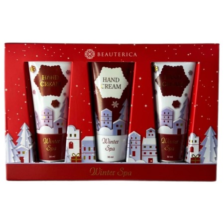 Gift set Beauterica No. 24: hand cream 30 ml, 3 pcs