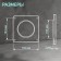 Wall -mounted plate zein, d = 100 mm, ventilation