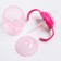 Drunker - children's impotance with a soft nose, 240 ml., With handles, pink color