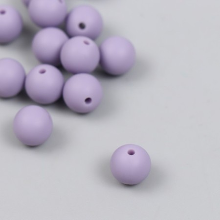 Busina silicone "Round" light purple d = 0.9 cm