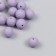 Busina silicone "Round" light purple d = 0.9 cm