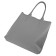 Women's bag B2816-05140, gray, genuine leather, 31x8x33 cm