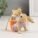 Souvenir Polystone Suspension "Bunny with a yellow chick" 7.5x5x7 cm