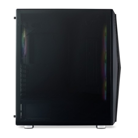 The GMNG OGC-G200 case is black without BP E-Atx 2x120mm 2xusb2.0 1xusb3.0 Audio Bott PSU-9