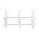Tundra hanger, 3 hook, snow-white, plastic, 1 pc.