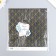 Scrapbooking paper gold "Geometry on black" density 180 g 15.5x17 cm