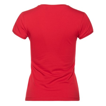 T -shirt female, size 50, red color-1