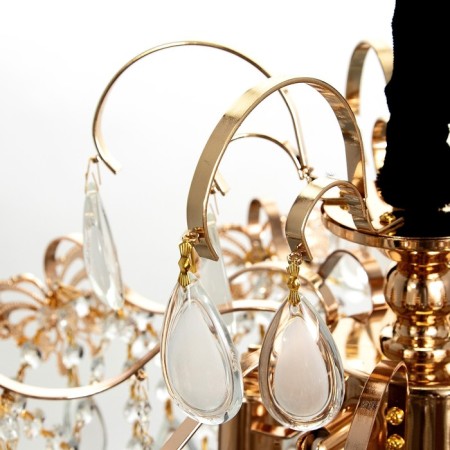 Polina chandelier 5x60W E14 gold 50x50x41cm SVK-7