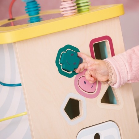 Hape-Labyrinth toy Hape "Pastel" "Cube" for children-5