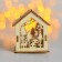New Year's decor with highlighting 7x6x5 cm, "House" mix