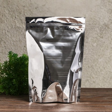 ZIP-Lock PP package, metallized, with a continuous window, 18 x 26 cm-3