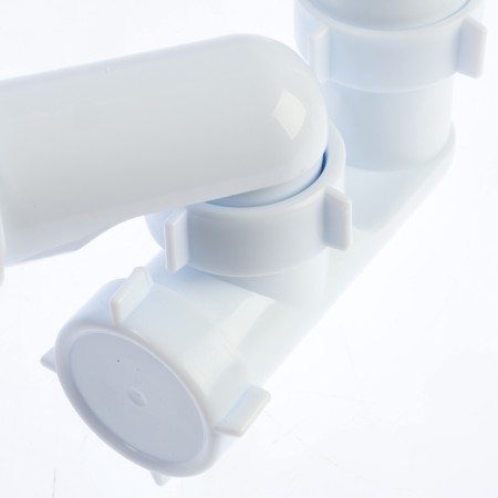 Siphon "Ani Plast" EC255s, 40 x 50, for a bath, with a flexible pipe, the "click-cracker" system, chrome-5