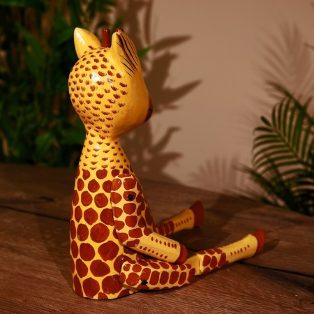 Souvenir "Girafic" hanging paws, wood 40 cm-4