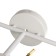 Sconces "Sokhat" 3he27 40w white with gold 60x15x22cm
