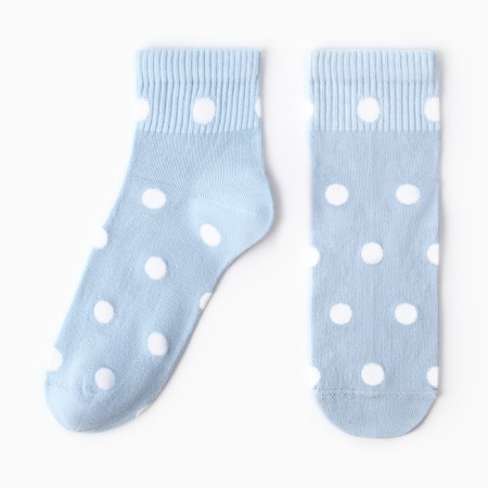 Women's socks Mini Trend, color light blue, size 35-38 (23-25)