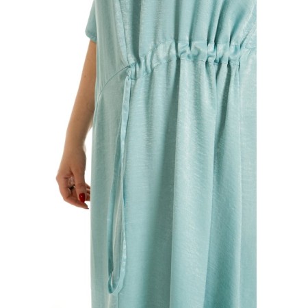 Women's dress, size 52, blue color-5