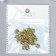 Beads Metal for creativity "Turtle" gold set 20 pcs