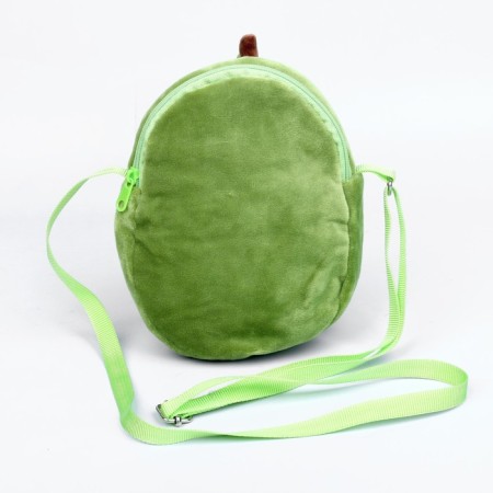 Children's plush bag "Avocado", 25x7x20 cm-2