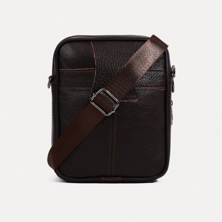 Male bag, brown color-3