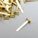 Brads for creativity metal "gold" set 50 pcs 2.5 cm