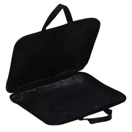 Folder with handles textile A4, 350 x 270 x 20 mm, calligrata "office", nylon 600D, two -tone Kant, black-8
