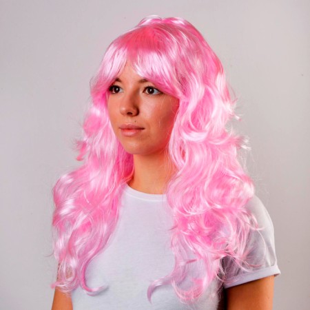 Carnival wig, curly curls with gel-1