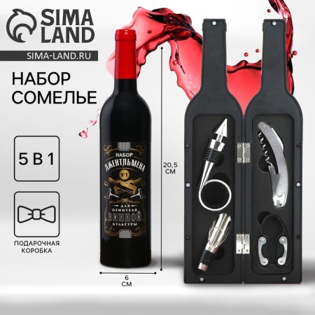 Gift set for wine "for connoisseurs", 32.5 x 7 cm-3