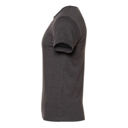 Male T -shirt, size 46, dark melange color-2