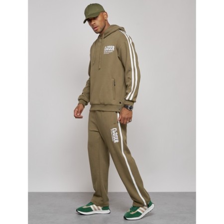 Male tracksuit, size 50, khaki color-1