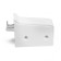 Furniture canopy for hanging the kitchen. cabinets “P01”, white color, heated. 100 kg. steamed, set 2 pcs